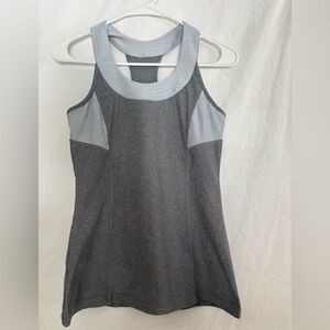 MPG Charcoal and Light Gray Workout Top